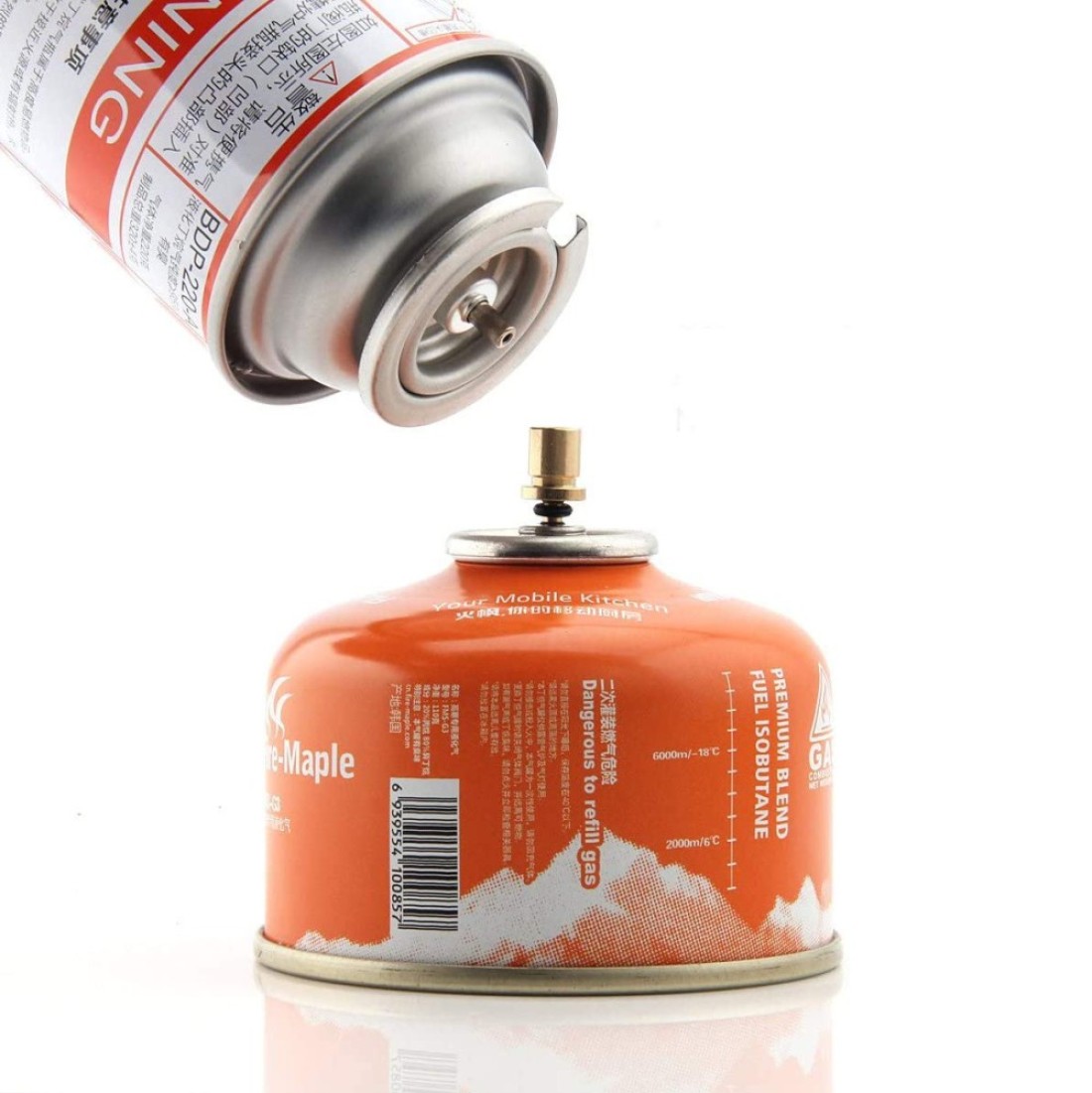 Hamans Outdoor Gas Refill Adapter Filling Butane Canister