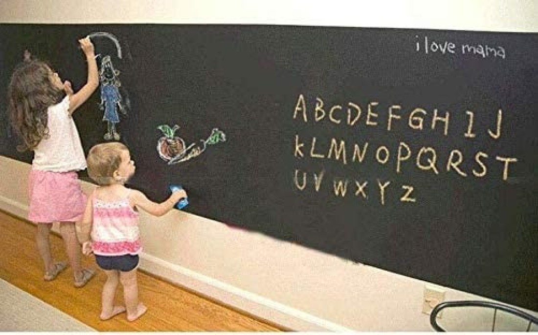 Generic Chalk Board, Blackboard Stickers Removable, Chalkboard Wall Sticker 200cm X 45 cm