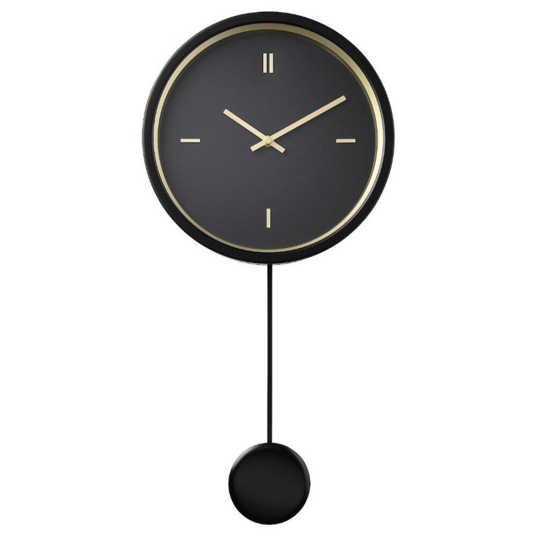 Wall Clock Black 26 Cm/20 Pack