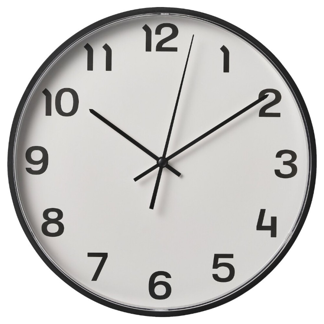 Wallclock Big And Clear Numbers Make It Easy To See Black 28cm
