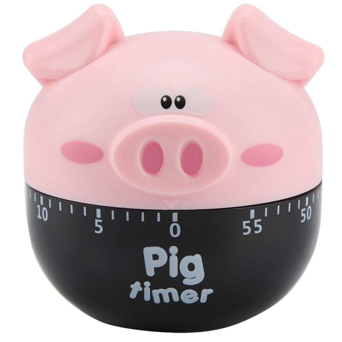 Cute Cartoon Pig Kitchen Timer Cooking Timer Cooking Mechanical Home Decor Counters for Cooking Timing Tool ()
