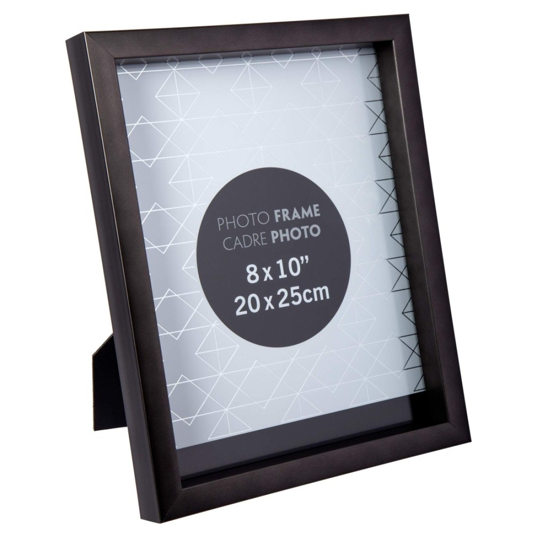 Truu Design Shiny Decorative PS, 8 x 10 inches, Gun Beautiful Metallic Photo Frame, 8&quot; x 10&quot;,65086DC-GU