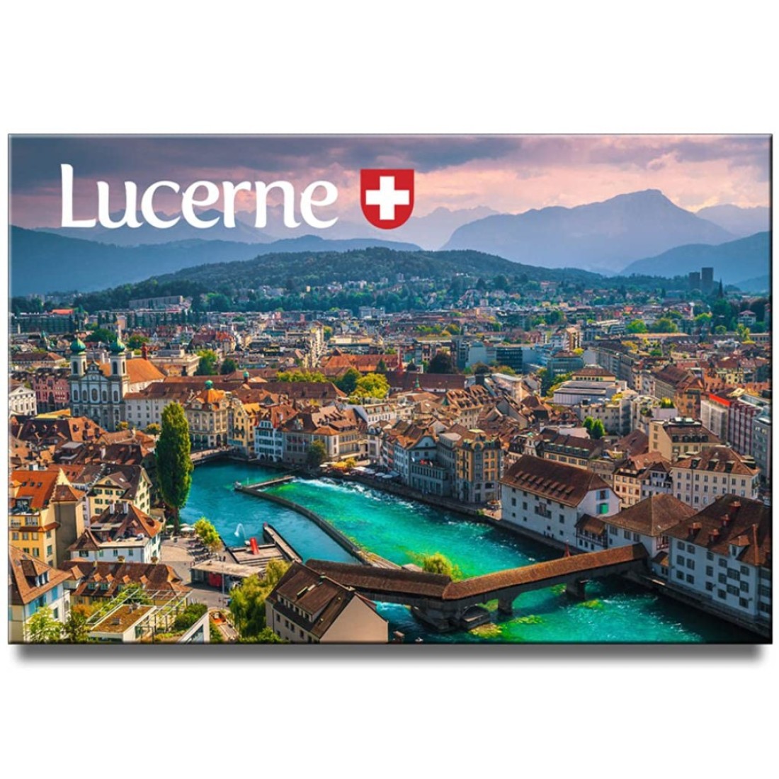Magnet Sv Lucerne Fridge Magnet Switzerland Travel Souvenir Lake of The Four Forest Canton