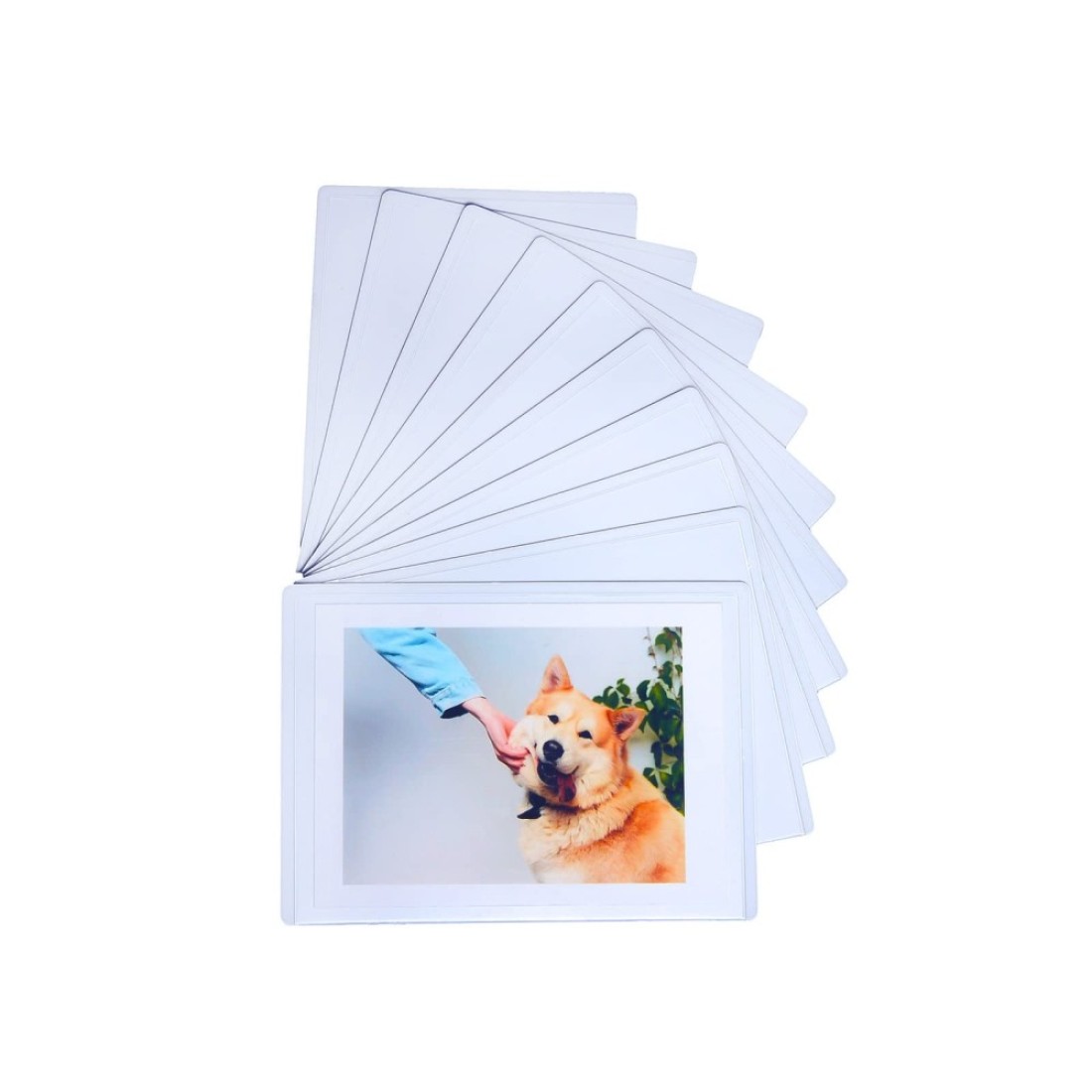 Magnetic Polaroid Picture Frame 2.5 x 3.5&acirc;&euro;, Instax Mini Photo Frame for Fridge, Photo Magnets for Refrigerator, Polaroid Frame for Photos, Photo Sleeve Pocket, Wallet Size Picture Frame, 10 Pack