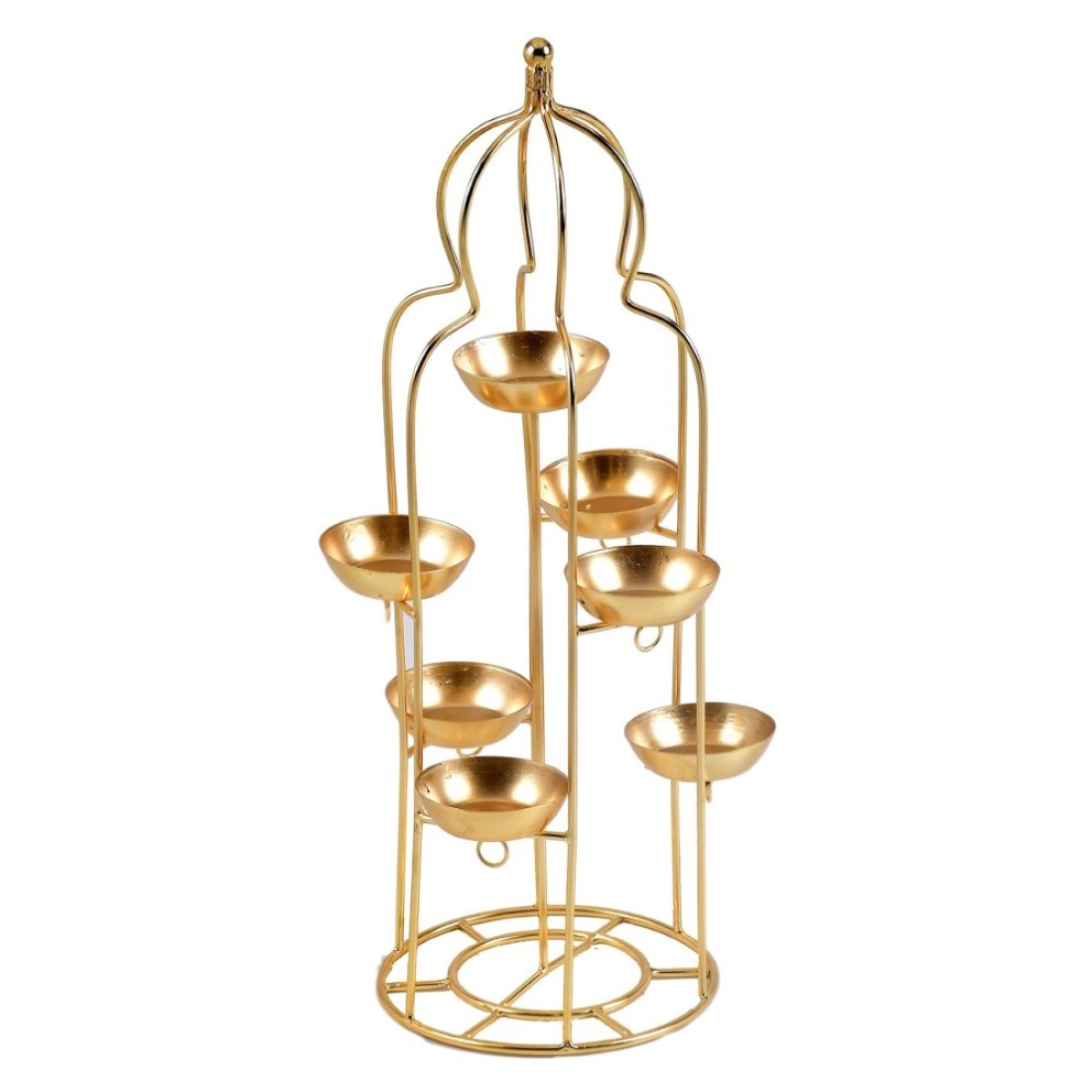 WT-Easycare Decorative Candle Holder With Stand Gold 29cm