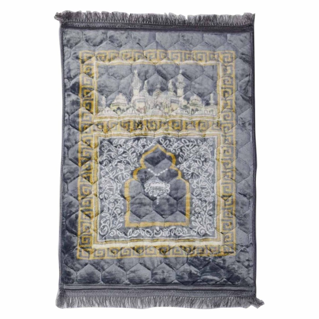 WT-Easycare Prayer Mat With Thick Foam Cushion Blue