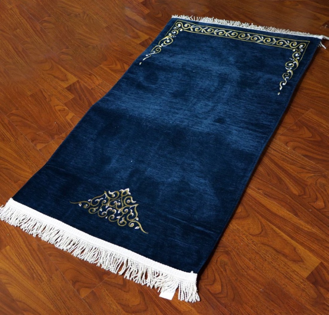 SALAM PRAYER MAT-NAVY BLUE