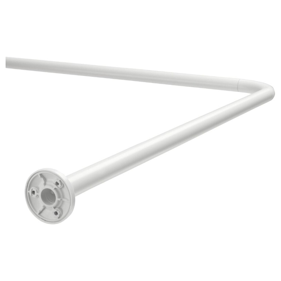Shower Curtain Rod Shower Curtain Rod Can Be Installed In A U Shape White
