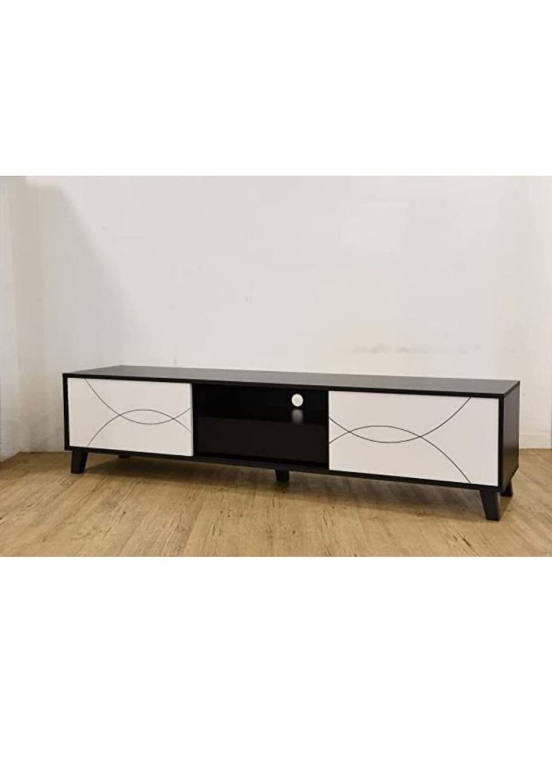 Galaxy Desing Wooden Modern Tv Table Multifunctional Tv Desk Stand With Storage Shelves Drawers For Office, Home, Gaming Media Room