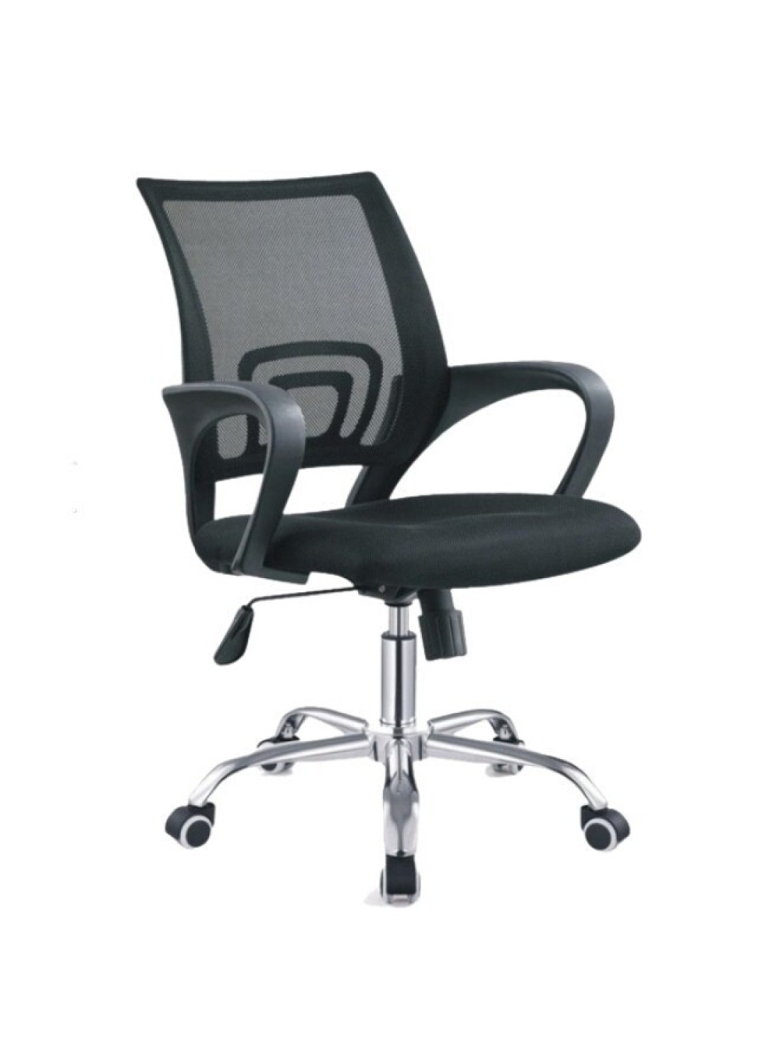 Sulsha Furniture Premium Office Chair Ergonomic Designed Desk Chair Super Comfortable Mid Back Adjustable Wide Seat Mesh Chair Black