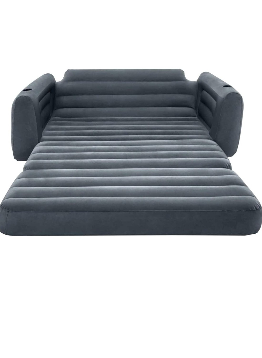 Yeasha,Inflatable Pull Out Sofa Chair Sleeper That Works As A Air Bed Mattress Twin.