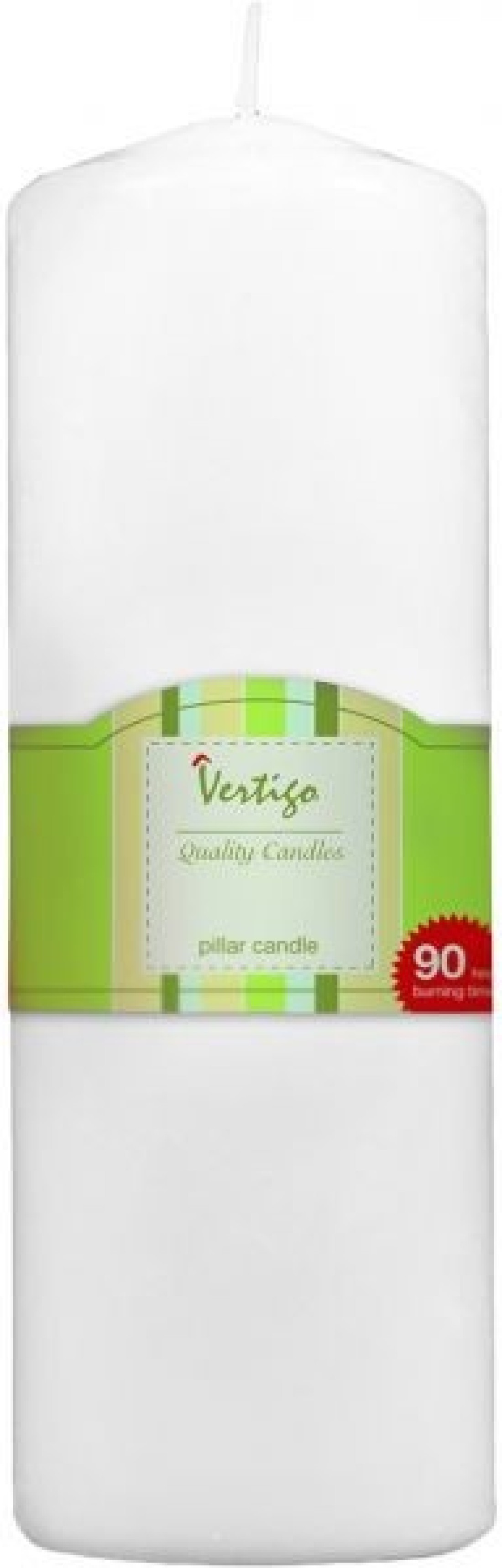 Pillar Candle White 3x9in