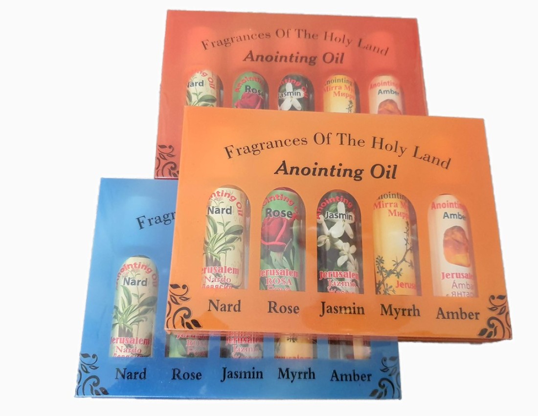 Lot of 3 Sets of 5 Rollon Nard Rose Jasmine Myrrh and Amber Anointing Oils