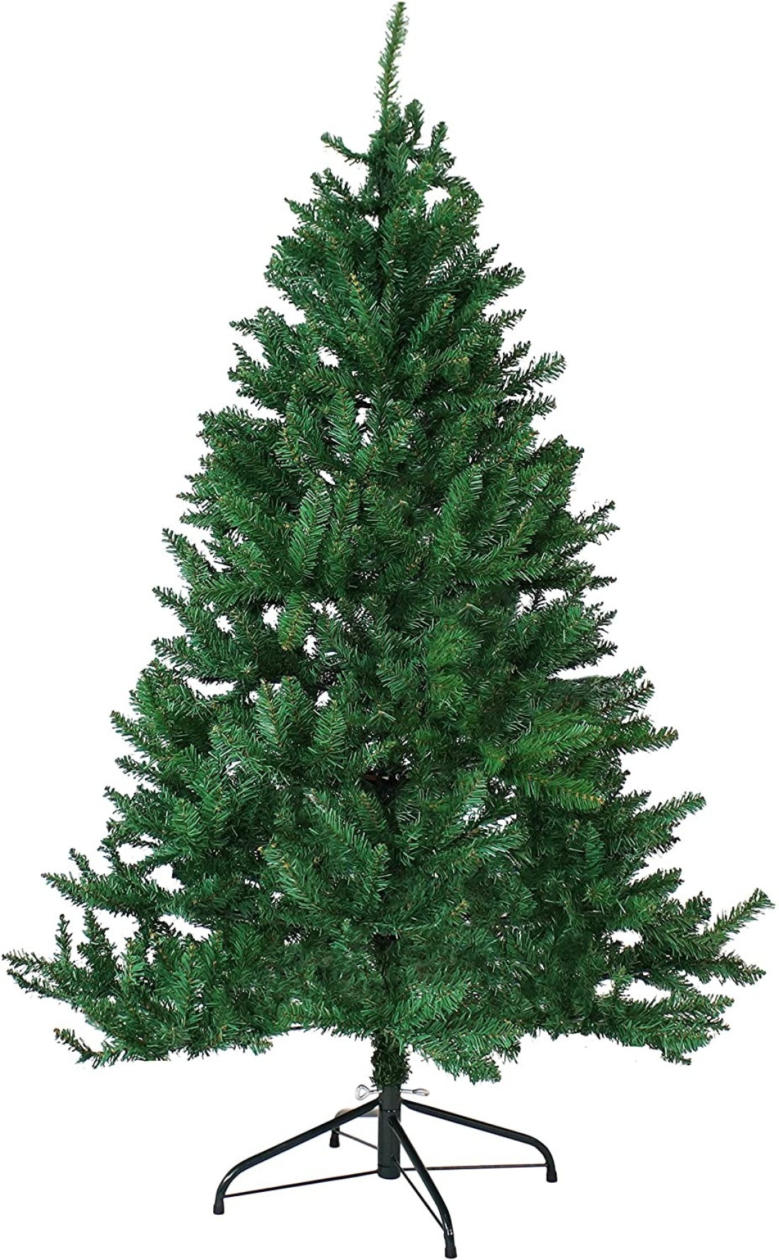 Lavish 180 Cm Artificial Christmas Tree Xmas Pine Tree With Solid Metal Legs Perfect For Indoor And Outdoor Holiday Decoration, Green