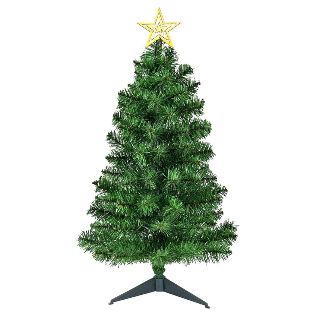 DUUDO 3FT Premium Hinged Artificial Holiday Small Mini Christmas Tree for Tabletop,Home, Office, Indoor and Outdoor Holiday Decoration,Easy Assembly Metal Hinges &amp; Foldable Base
