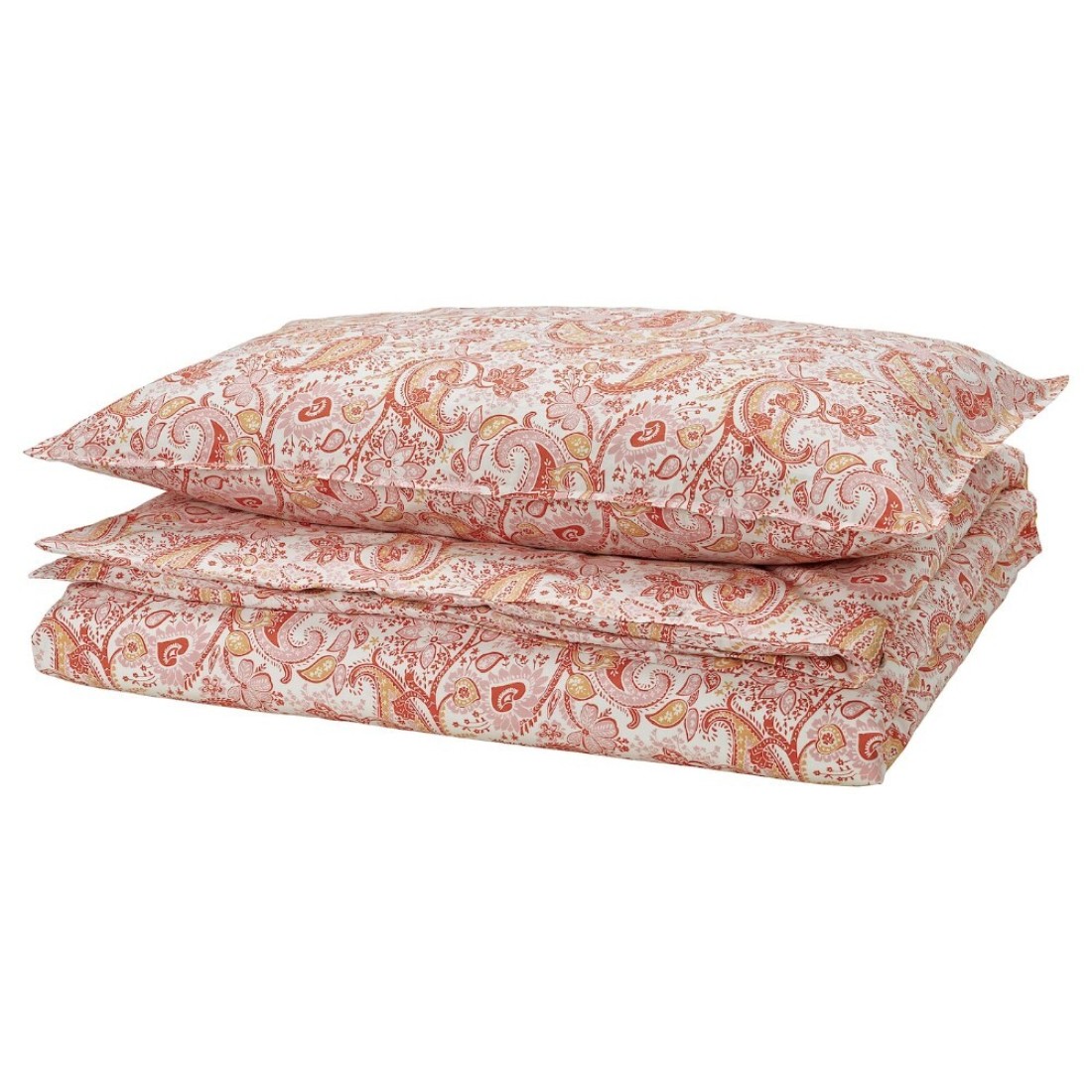 Duvet Cover And Pillowcase Pink/White 150X200/50X80cm