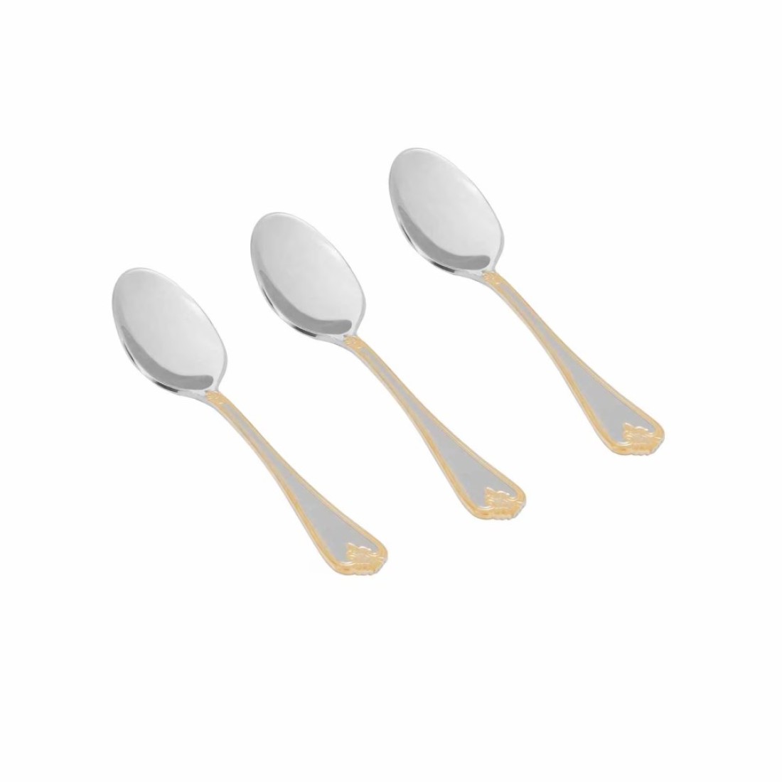 Martina Tea Spoon Silver/Gold 3 PCS