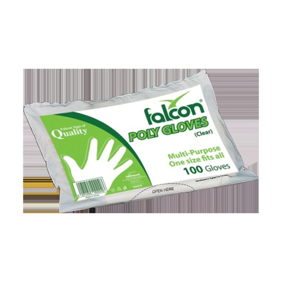 lavish Clear Bio-Degradable PE Plastic Gloves (1 Pack X 100 Pieces)