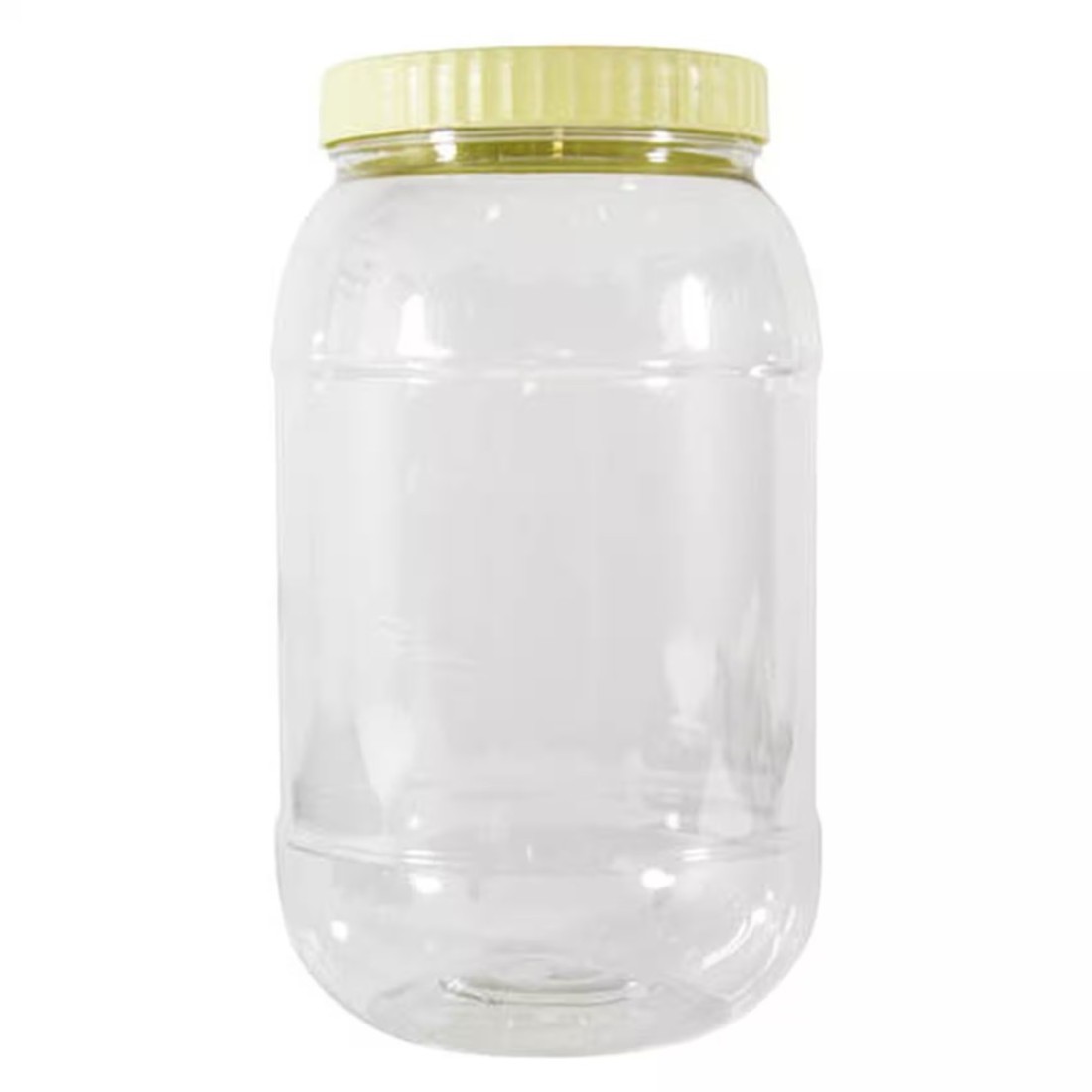 Sunpet Plastic Storage Jar Clear/Yellow 1L