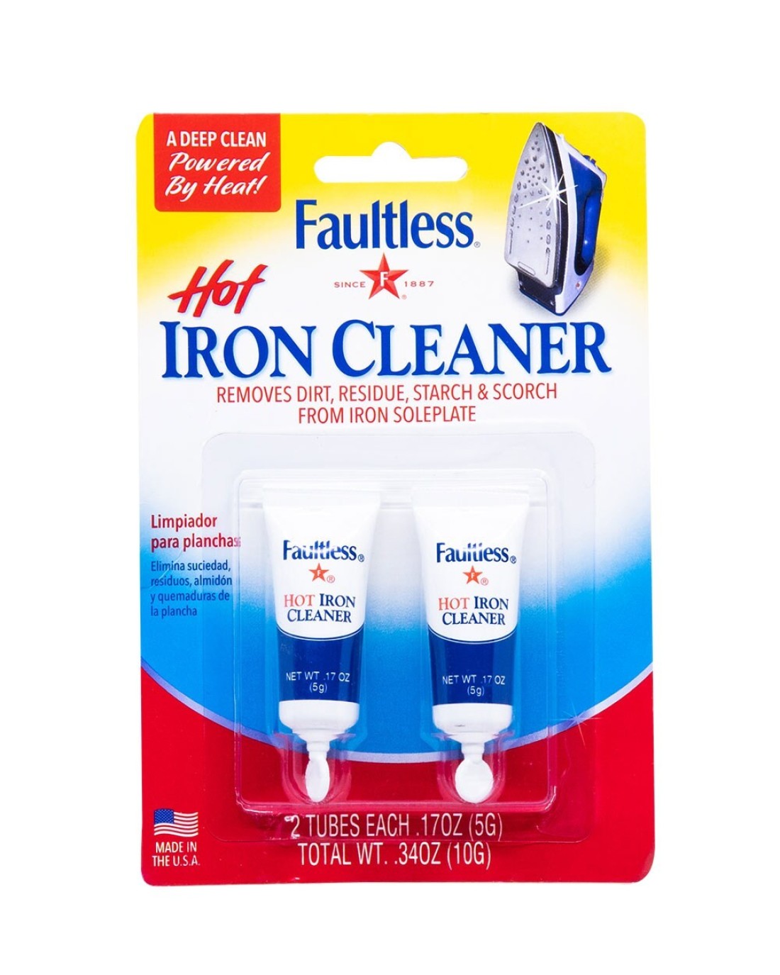 Faultless 2 Pack Hot Iron Cleaner