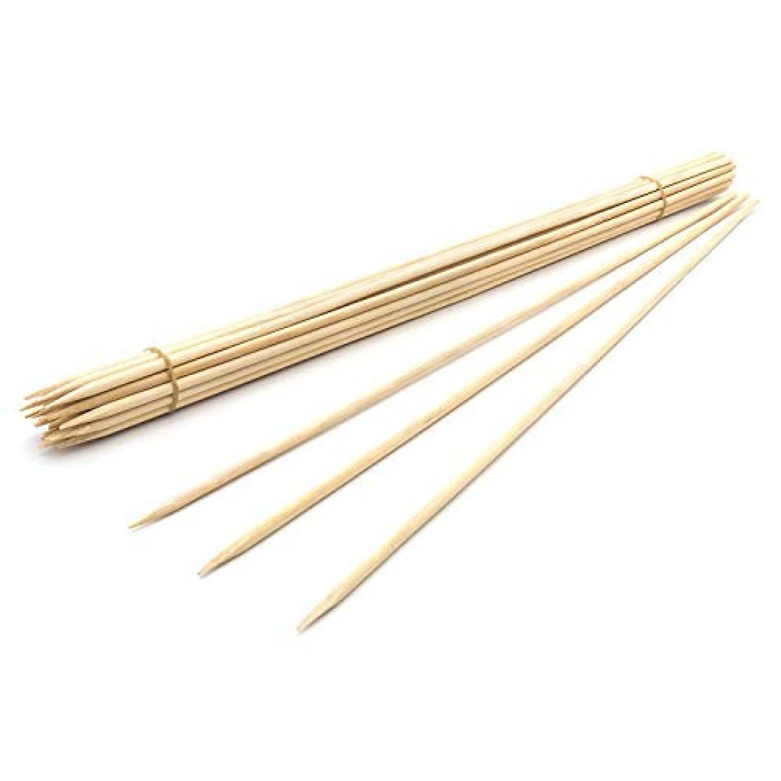 Royal Imports 18 Natural Bamboo Wood Plant Stake Floral Picks Roasting Sticks Wooden Kebob Grilling Skewers Sign Posting 25 Pcs