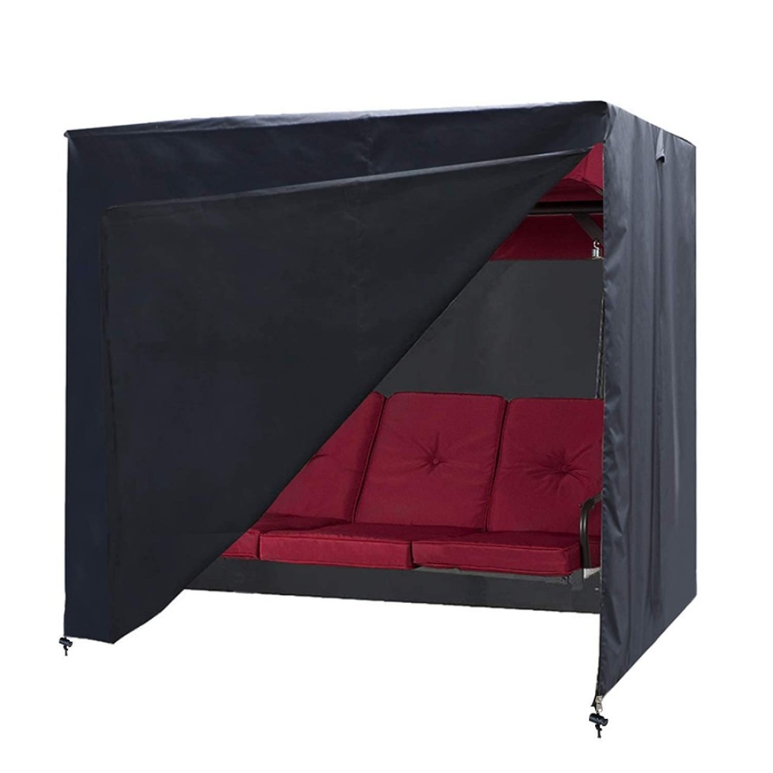 Slan Arrow Patio Swing Cover, 3 Seater Hammock Glider Chair Cover, Outdoor Swing Cover, UV Resistant, Waterproof, 87L x 60 D x 72 H inch
