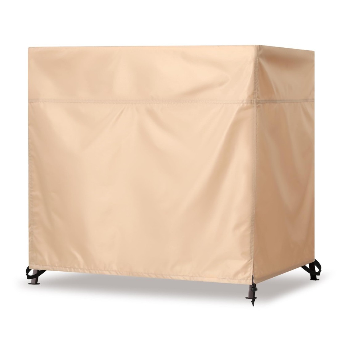 uFurniture Cover Outdoor Thick 3 Triple Seater Hammock Patio Swing Chair Waterproof All Weather Protection Beige Color