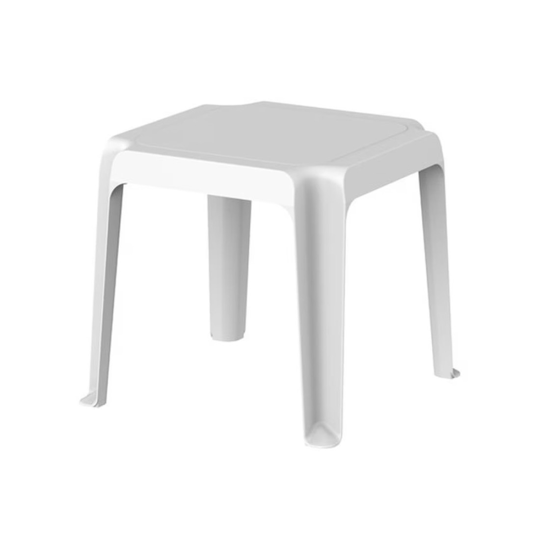 Cosmoplast Low Side Table White 47x47x43cm