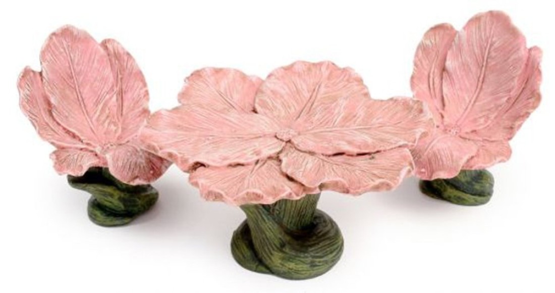 Marshall Home and Garden &quot;Iris Table &amp; Chairs&quot; Miniature Fairy Garden Accessory #MG9