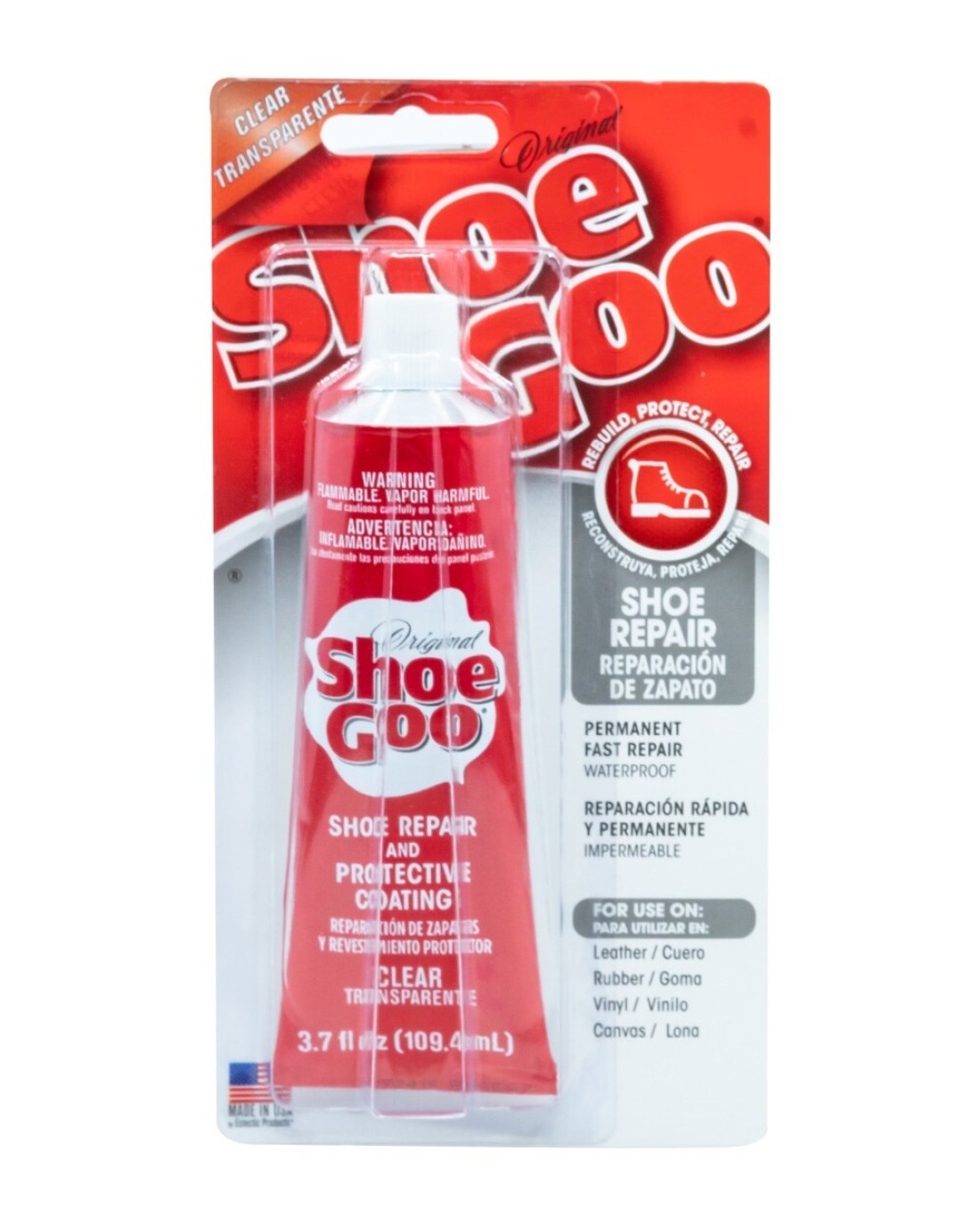 Shoe Goo Shoe Repair Adhesive 3.7 Ounce