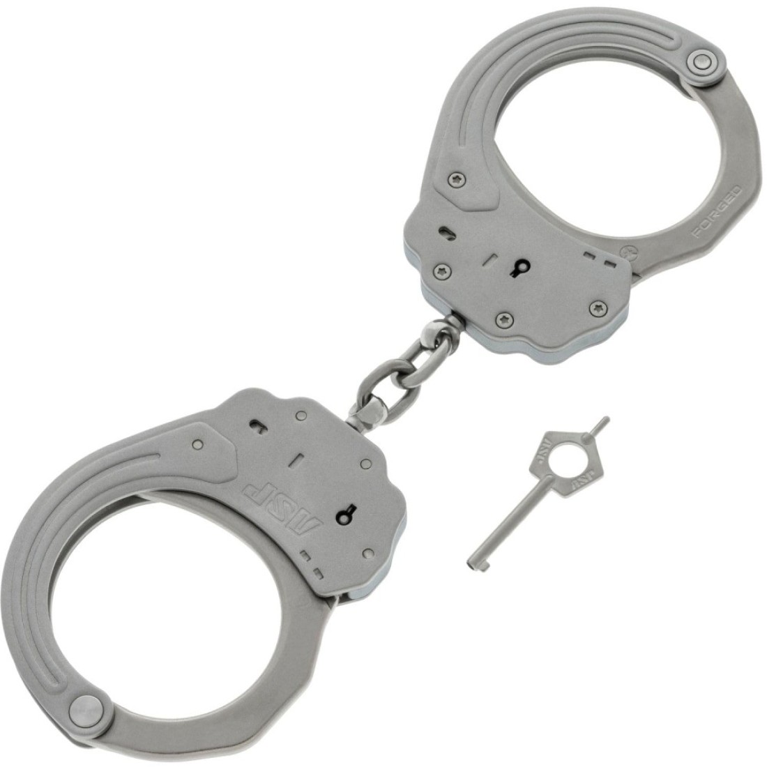 ASP Sentry Handcuffs Professional Grade Restraints with Stainless Steel Frames Forged Steel Bows DualSided Keyways and Double Lock Slots for Tactical Gear and Equipment