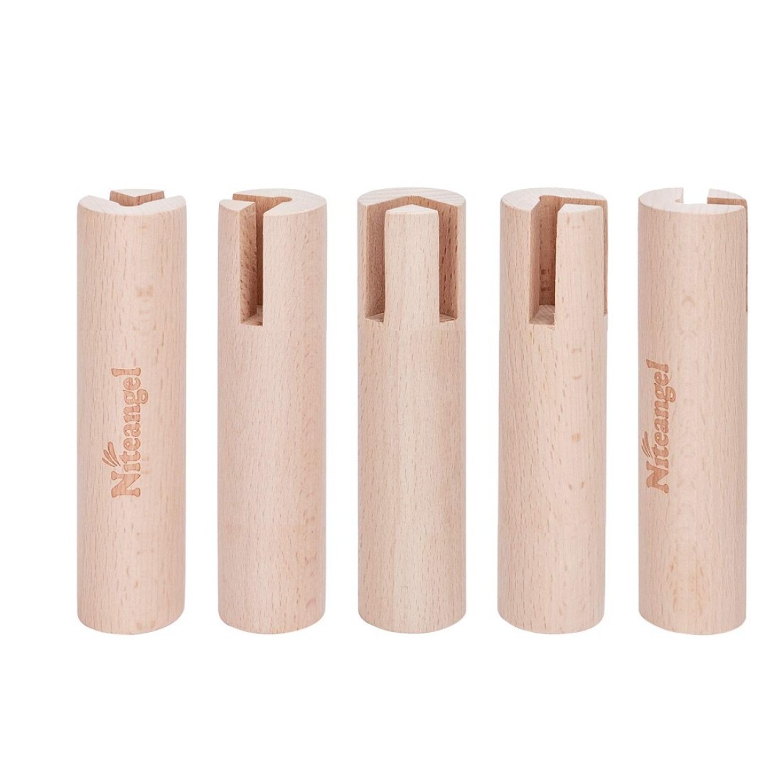 Niteangel Set of Beech Stilts for Elevating &amp; Safely Setting Multi-Chamber Series Maze House (Set of 5 Stilts (4.33&#39;&#39; H))