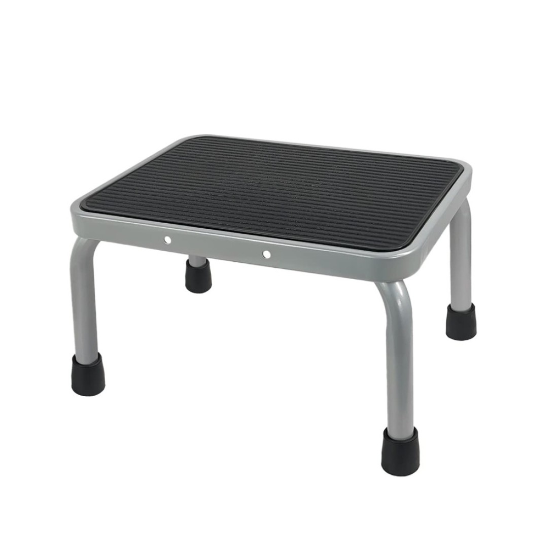 9&quot; Step Stool, Non-Slip Foot Stool,Safe Load,Sturdy Steel,1-Step Stool for Kids Adults Seniors Gray