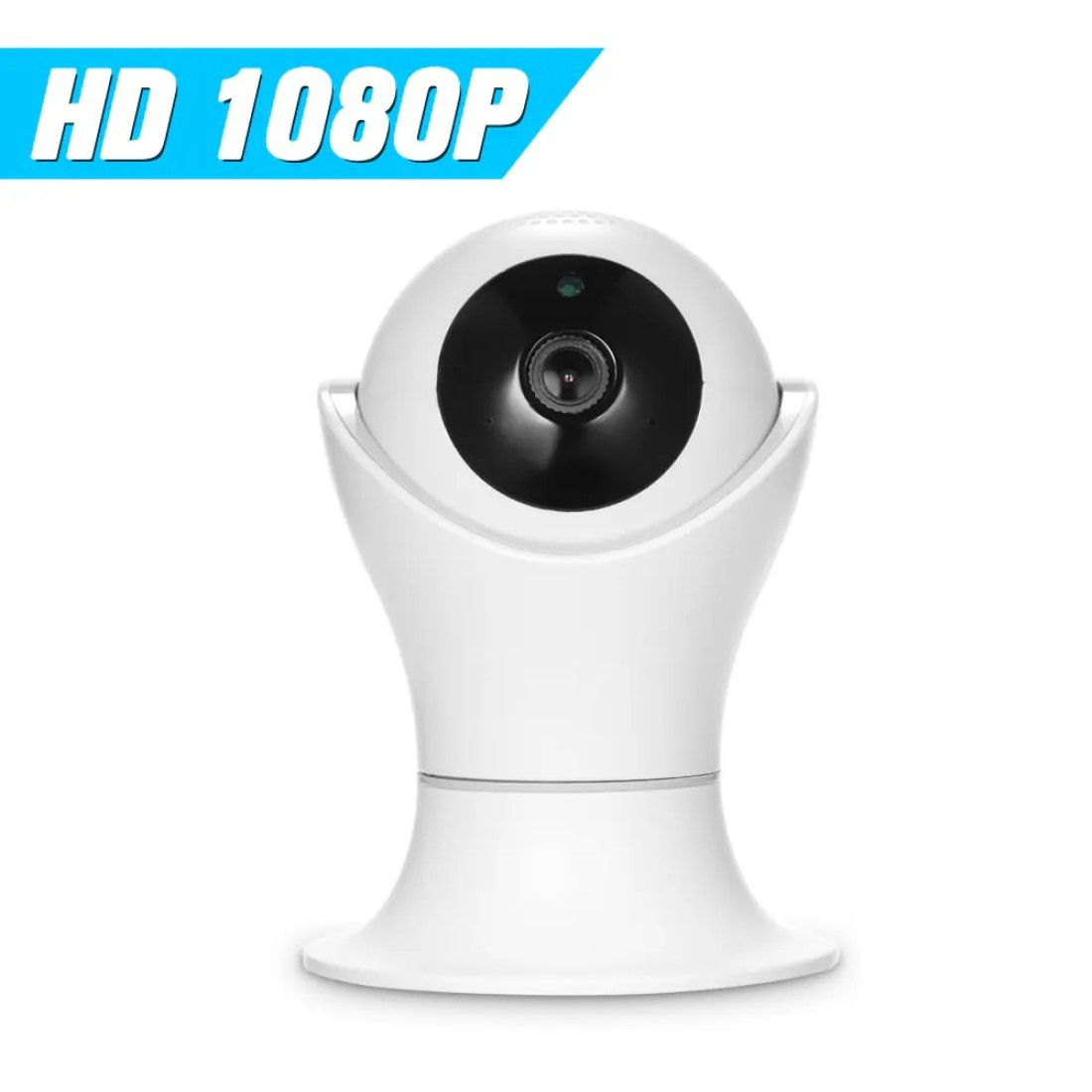 Generic-1080P WiFi IP camera 360 Degree Panoramic Navigation Pan/Tilt Wireless Camera CCTV Baby Monitor WiFi Camera for Baby/Nanny/Elder/Dog/Pets Monitoring with APP, Pan/Tilt, 2-way Audio, Motion Det