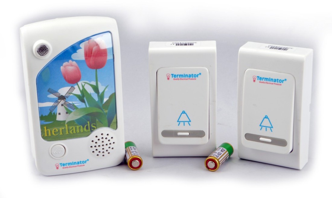 Terminator Brand Digital Wireless Door Bell with 38 Different Melodies - TDB 011BBDC