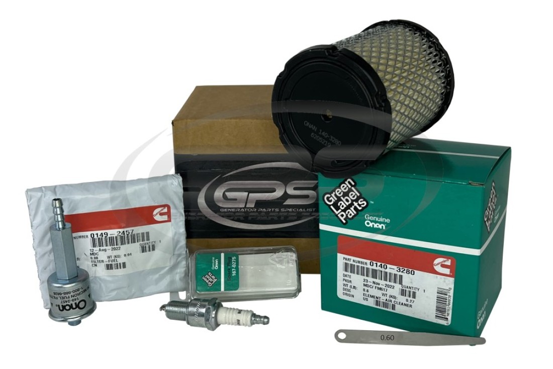 GPS GENERATOR PARTS SPECIALIST Tune Up Kit for Onan RV Generator Model KY 4000 Spec AR