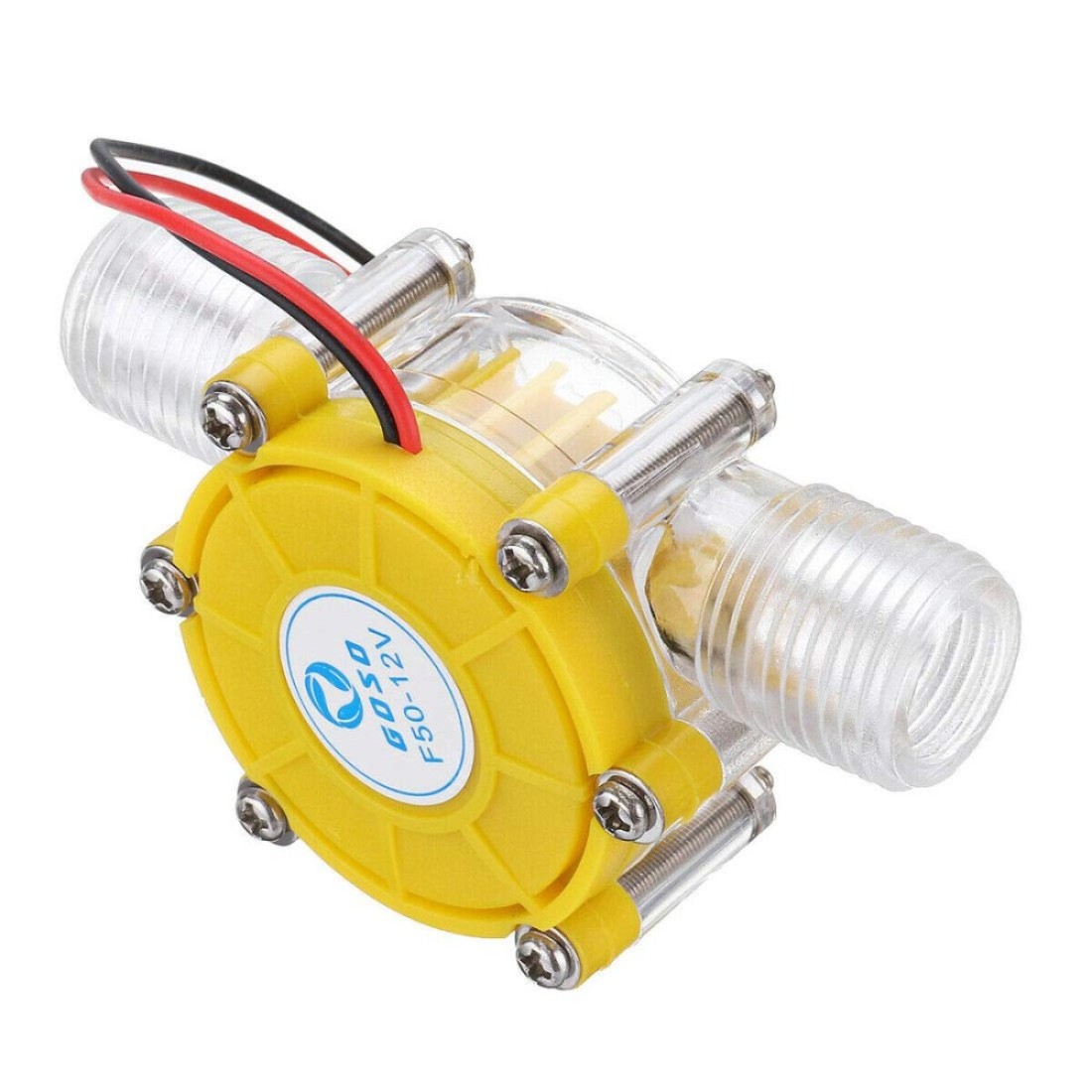 wonofa Water Flow Generator Turbine Generator Hydroelectric Micro Hydro Generator 12 Inch Portable Water Charger 10W 12V