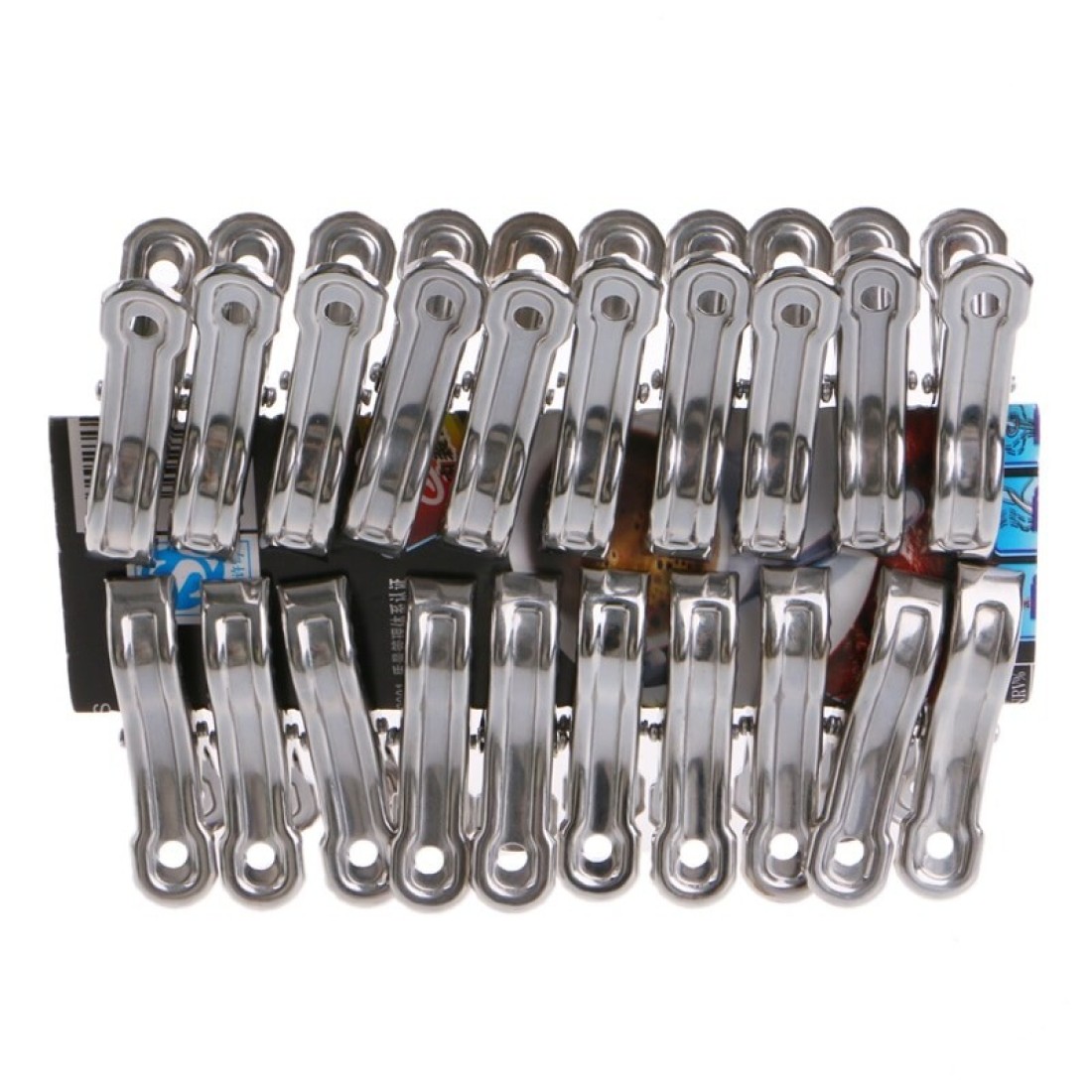 Lavish Tablecloth Clips Towel Clips Stainless Steel Clothes Pegs Hanging Pins Laundry Windproof Clips 20 Pcs Table Cloth Clips Metal
