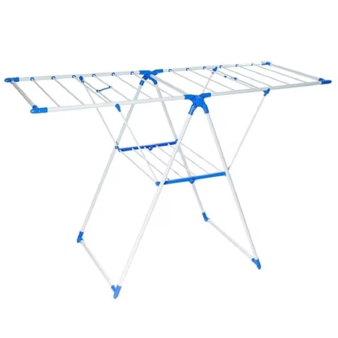 Cloth Dryer Rack White/Blue Cloth Drying Stand