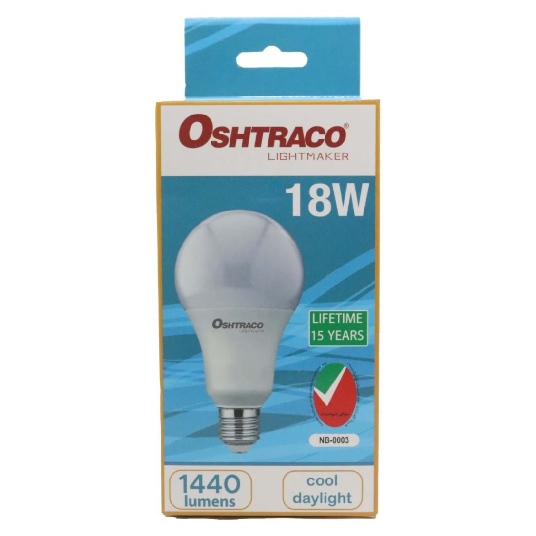 أوشتراكو 18 واط مصباح LED E27 - ضوء النهار البارد