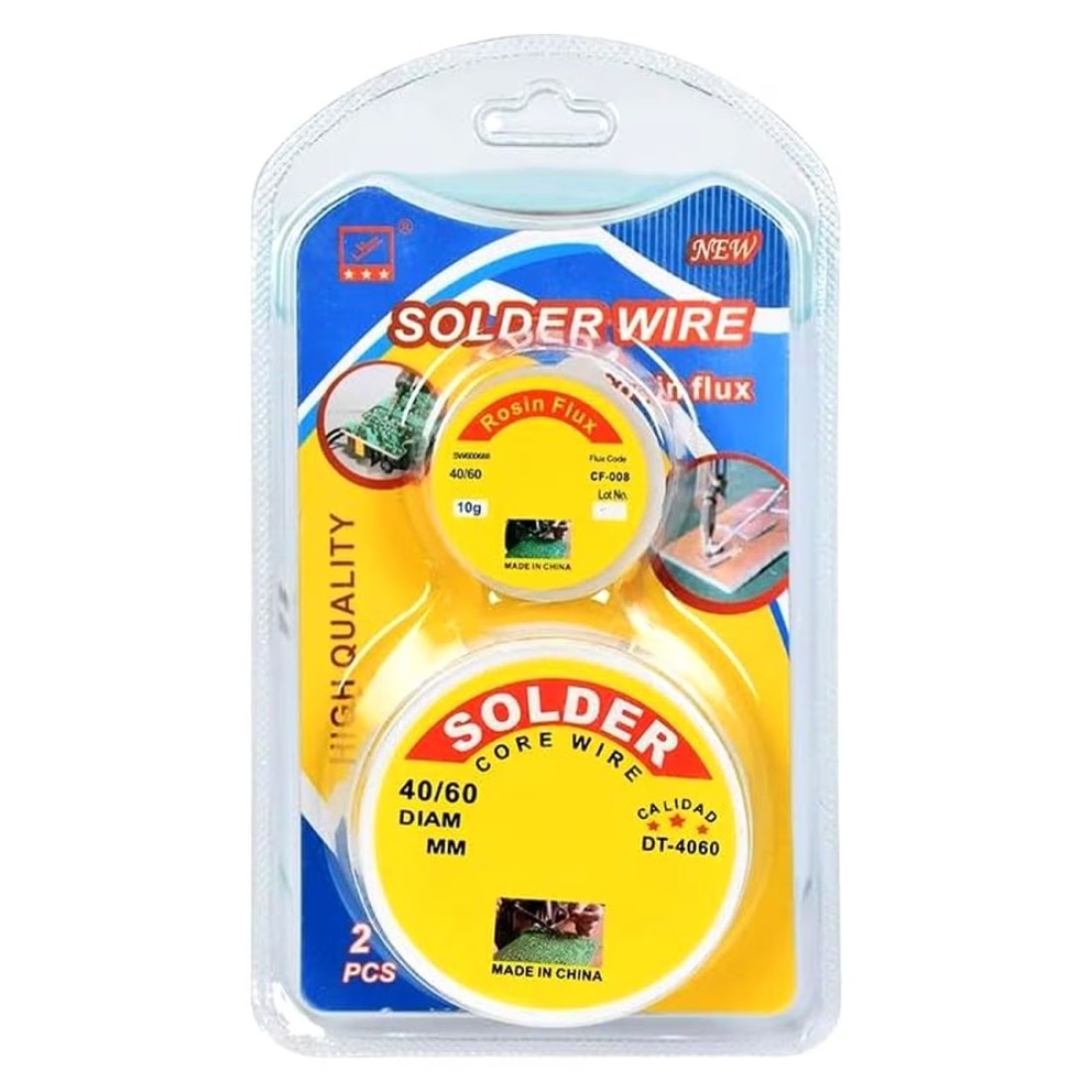 Solder Core Wire and Rosin Flux Set 1 IT-40485 40/60mm