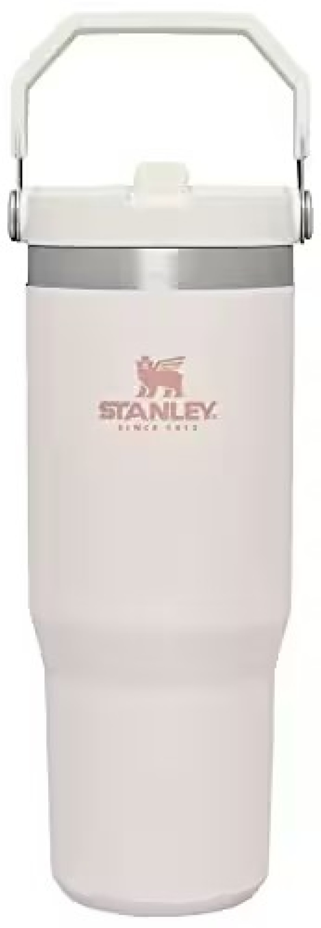 Stanley IceFlow Stainless Steel Tumbler with Straw - Vacuum Insulated Water Bottle for Home, Office or Car Reusable Cup with Straw Leak Resistant Flip Cold for 12 Hrs or Iced for 2 Days (Rose Quartz)