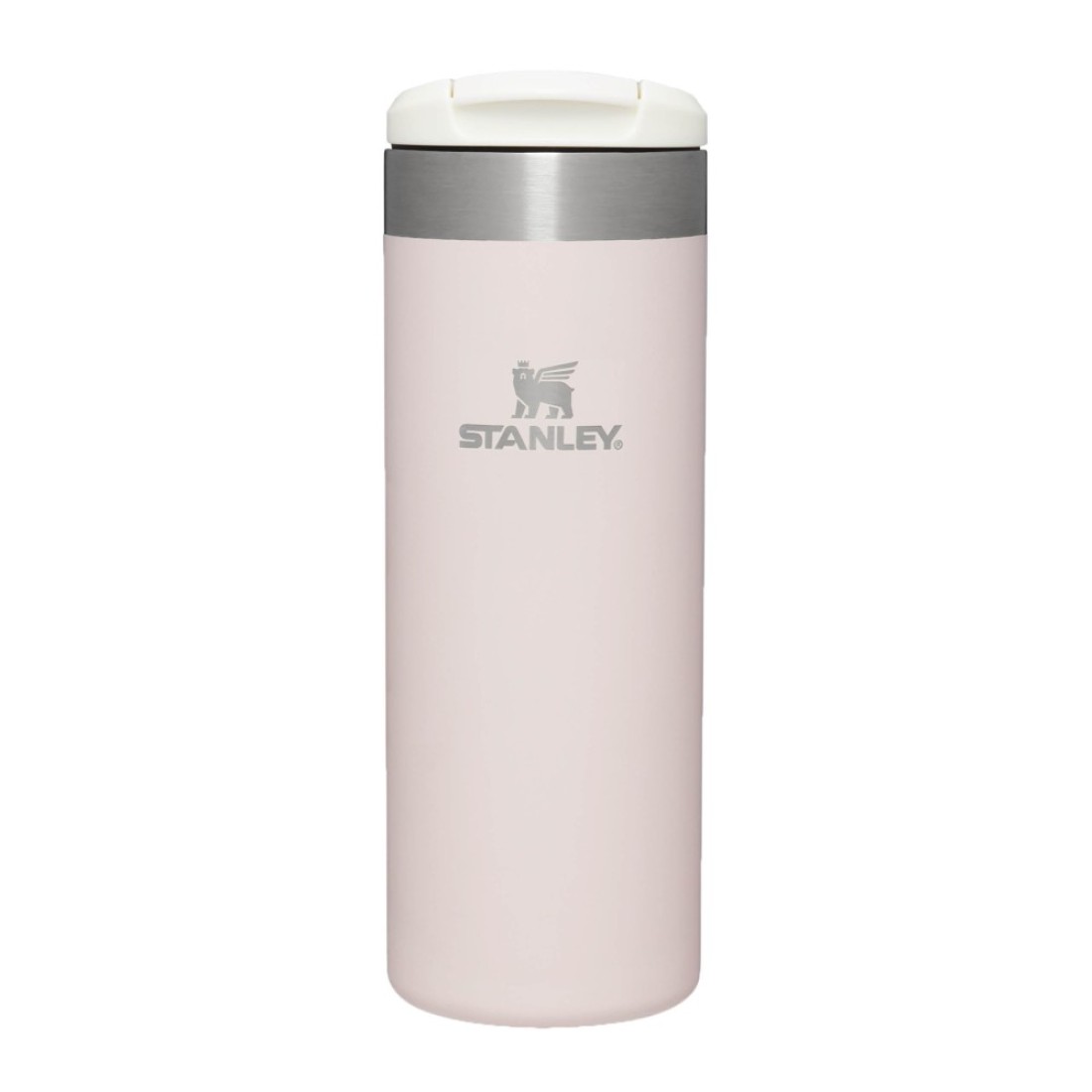 Stanley Aerolight Transit Travel Mug 047L Keeps 6 Hours Hot 8 Hours Cold Dishwasher Safe Leakproof Car Cup Holder Compatible Thermos Coffee Mug Rose Quartz