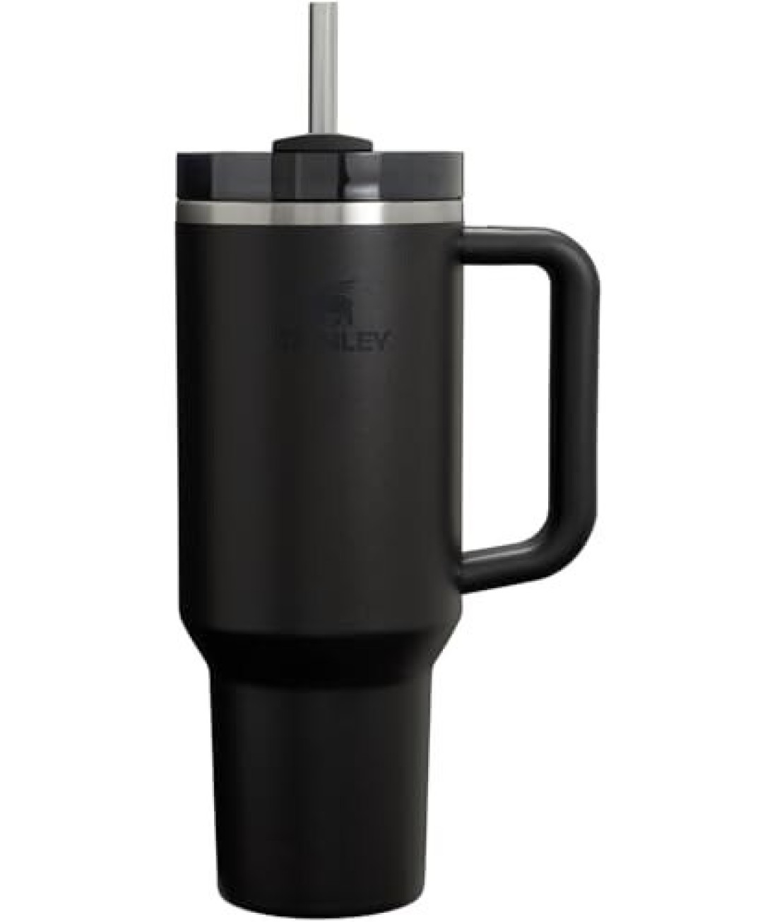 Stanley Quencher H2.0 Tumbler with Handle &amp; Straw 40 oz Twist On 3-Way Lid Cupholder Compatible for Travel Insulated Stainless Steel Cup BPA-Free Black 2.0
