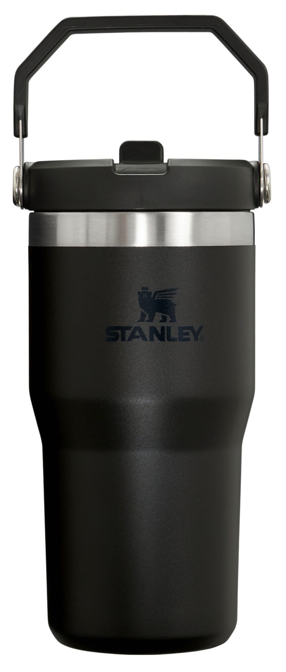Stanley IceFlow Stainless Steel Tumbler with Straw Vacuum Insulated Water Bottle for Home Office or Car Reusable Cup Leakproof Flip Cold 12 Hours Iced 2 Days 20 Oz Black 20