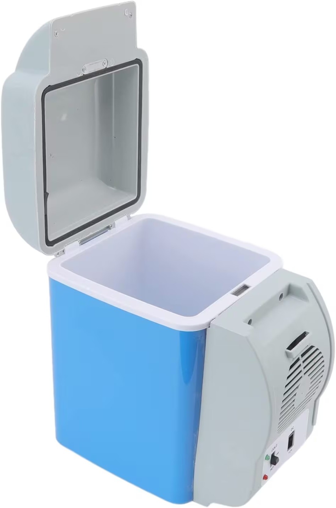 Velaurs 12 Volt Car Refrigerator, 7.5L Portable Freezer Low Noise Mini Electric Compressor Cooler Warmer With Thickened Inner Liner Car Fridge For Camping, Outdoor, Vehiclel, Travel, Home, Party
