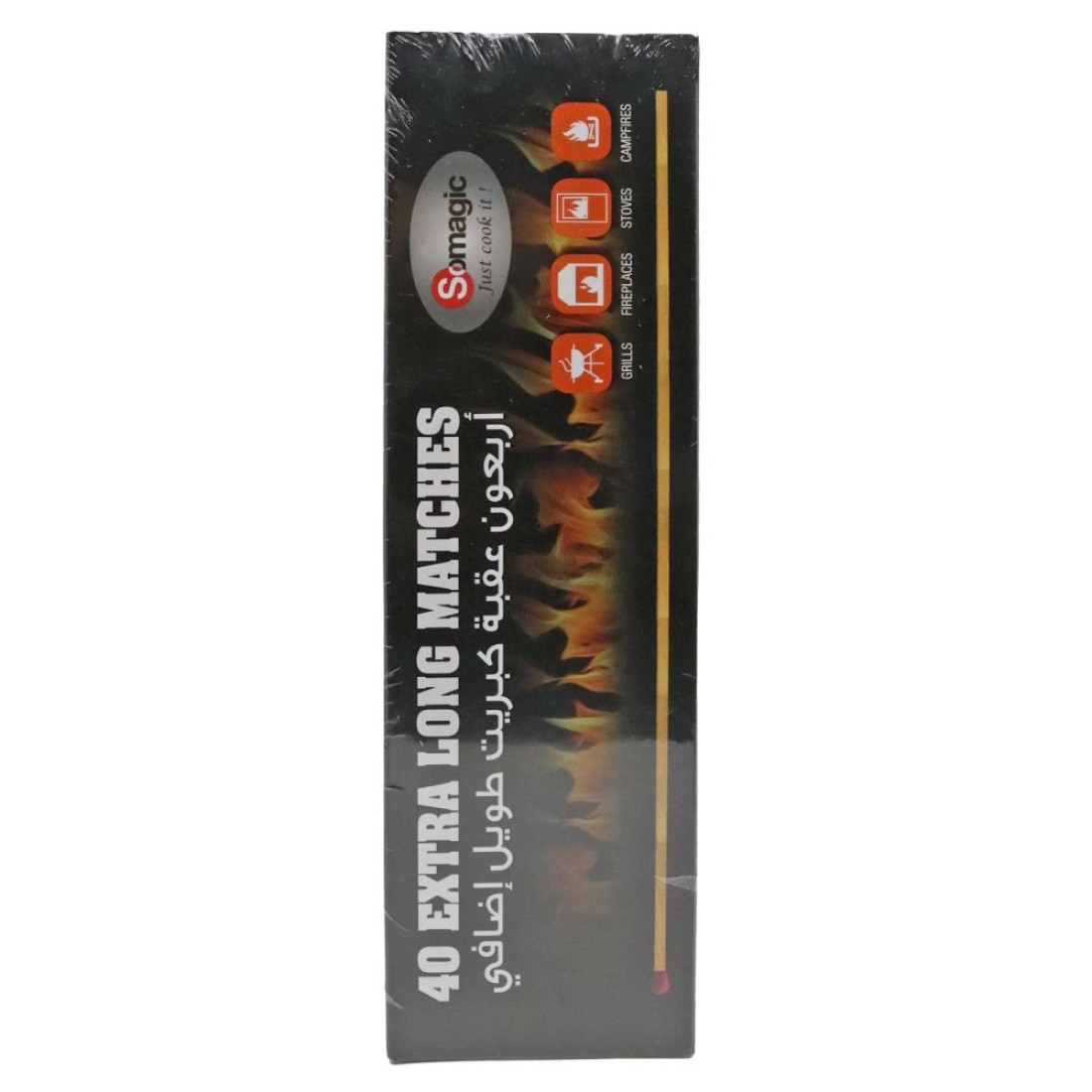 Somagic Extra Long Matches Black 40