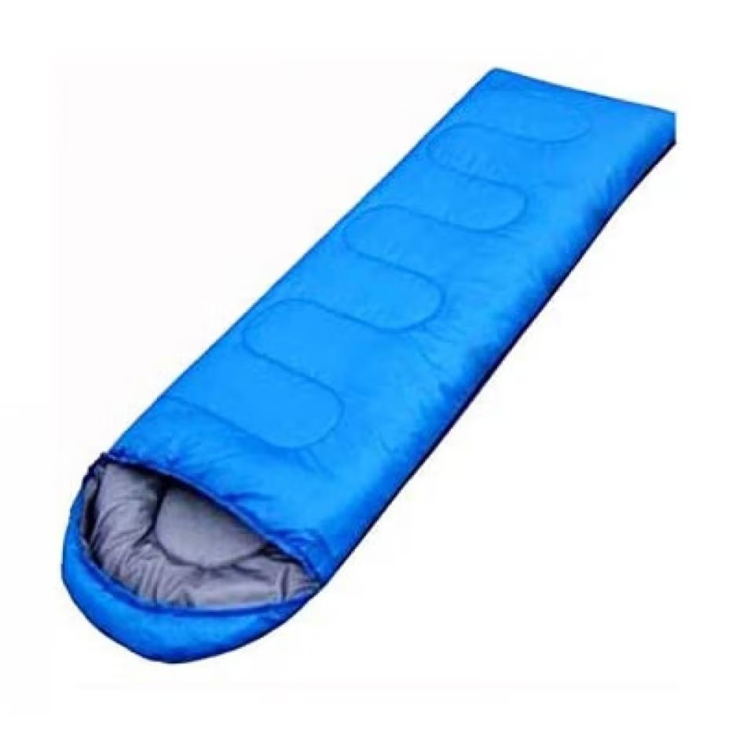 Jannah Outdoor Camping Summer Sleeping Bag 200g Envelope Hooded Sleeping Bag (Blue)