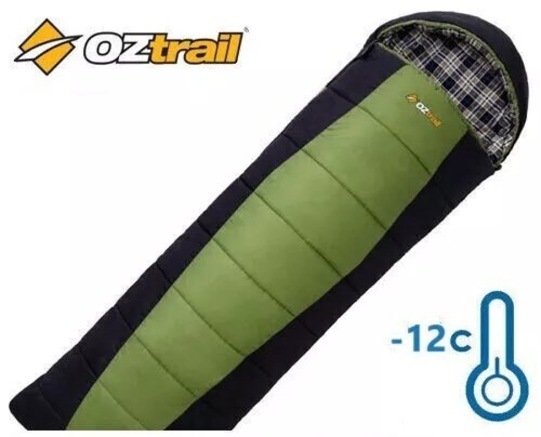 OZTRAIL Alpine View Jumbo -12&deg;C Sleeping Bag, 230x90cm &ndash; Ultra-Warm, Full-Length Zipper, Lightweight &amp; Compact for Winter Camping and Outdoor Adventures
