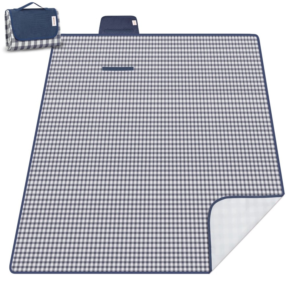 ZOMAKE Foldable Picnic Blanket Portable Beach Blanket Waterproof Picnic Mat Handy Handle Extra Large Family Outdoor Camping Park Garden 200 x 150